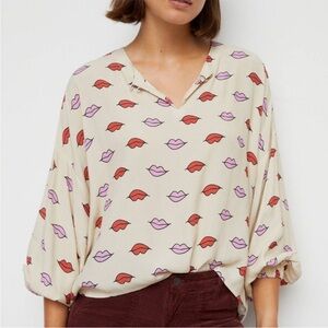 NWT Corey Lynn Calter Bisous Blouse